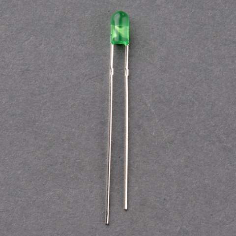3mm green diffused